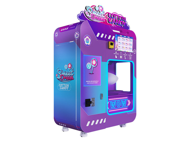Máquina expendedora de algodón de azúcar