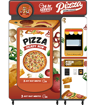 Máquinas expendedoras de pizza