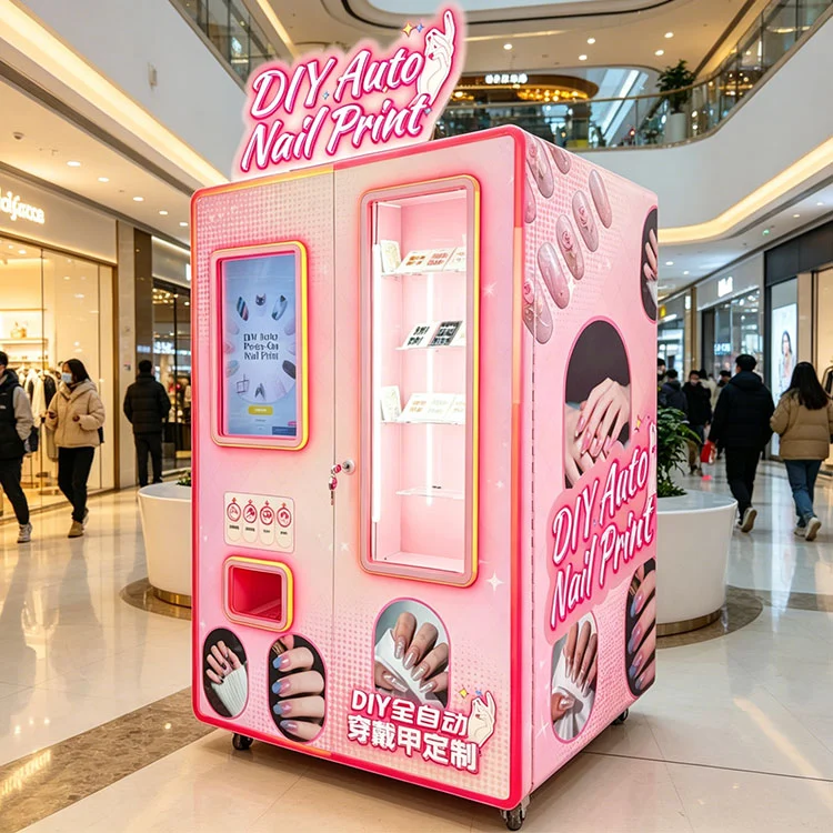 What is the profit margin on nail vending machines?