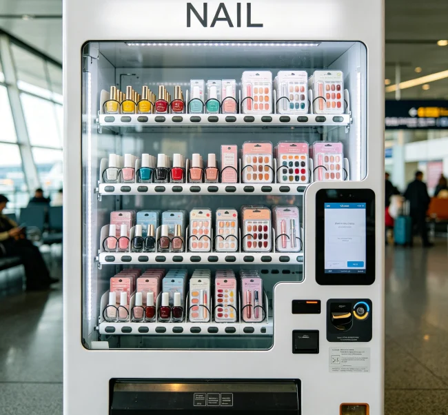 Nail Vending Machine for Airports