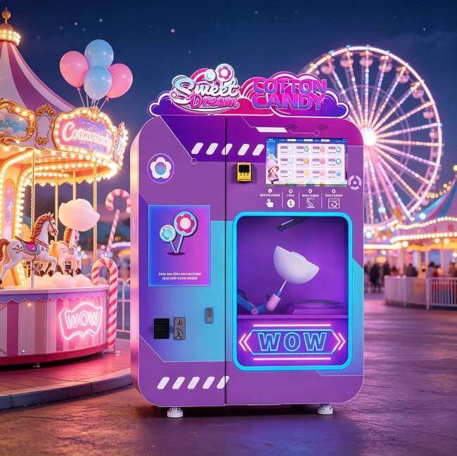 Our Cotton Candy Vending Machine Lineup