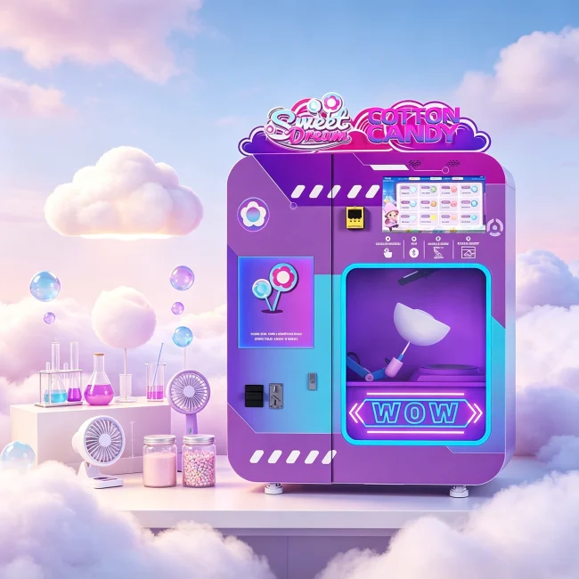 buy cotton candy vending machine in USA