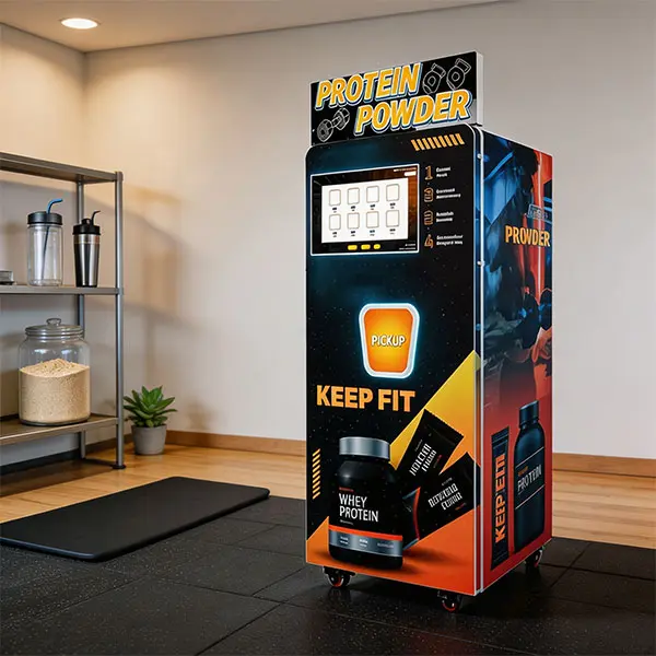 our WM186 protein shake vending machine is perfect for gyms and fitness centers